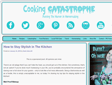 Tablet Screenshot of cookingcatastrophe.com